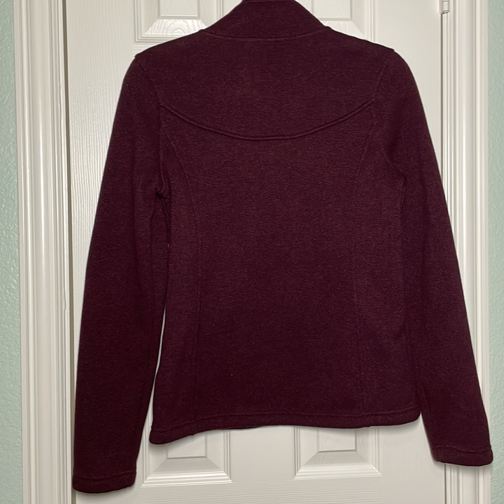 Northface: Maroon Quarter Zip Pullover - image 5